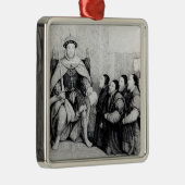 Henry VIII Metalen Ornament (Rechts)