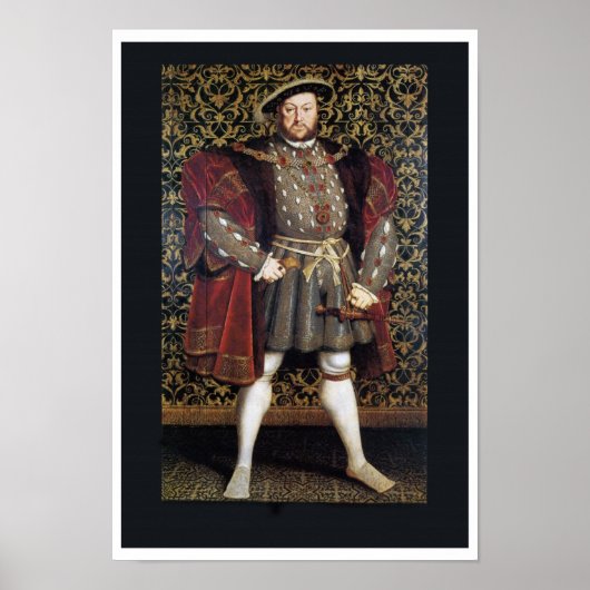 Henry VIII Portrait Poster (Voorkant)