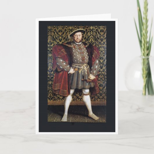 Henry VIII Portret Kaart (Voorkant)
