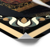 Henry VIII Portret met Framed Edges Poster (Hoek)