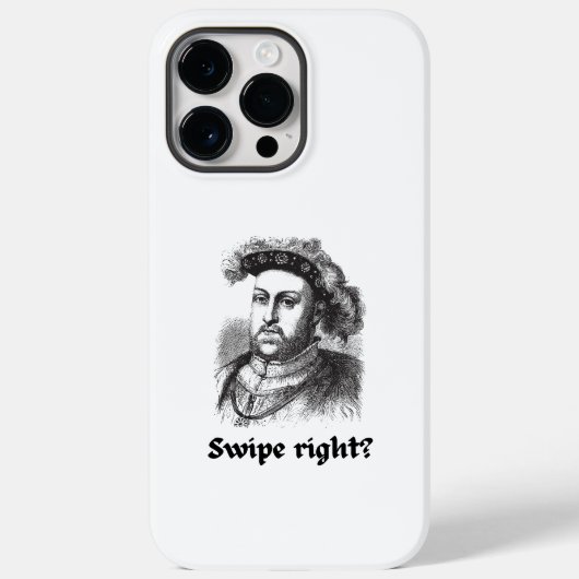 Henry VIII - Swipe toch grappig? Case-Mate iPhone Case (Achterkant)