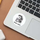 Henry VIII - Swipe toch grappig? Vierkante Sticker