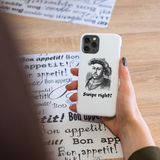 Henry VIII - Swipe toch? iPhone Hoesje