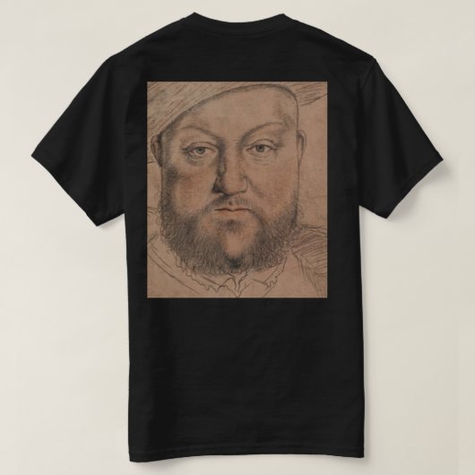 Henry VIII T-shirt (Design achterkant)