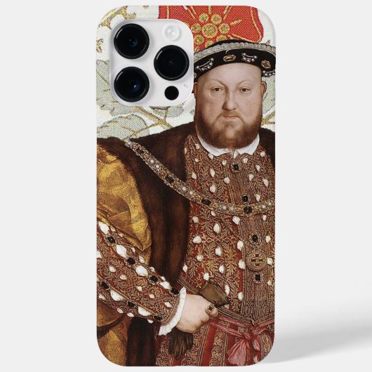 Henry VIII Tudor King of England Phone Case (Achterkant)