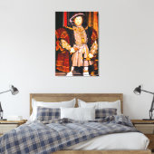Henry VIII Tudors History King England zes Wives Canvas Afdruk (Insitu (Slaapkamer))