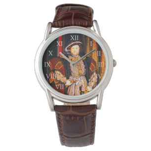 Henry VIII Tudors History King England zes Wives Horloge