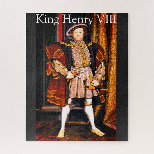 Henry VIII Tudors History King England zes Wives Legpuzzel (Verticaal)