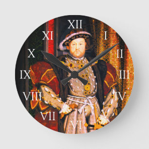 Henry VIII Tudors History King England zes Wives Ronde Klok