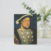 Henry VIII van Engeland door Hans Holbein de Young Briefkaart (Staand voorkant)