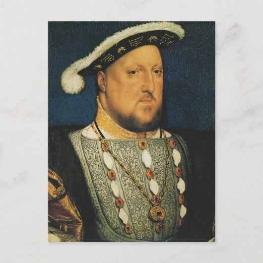 Henry VIII van Engeland door Hans Holbein de Young Briefkaart (Voorkant)