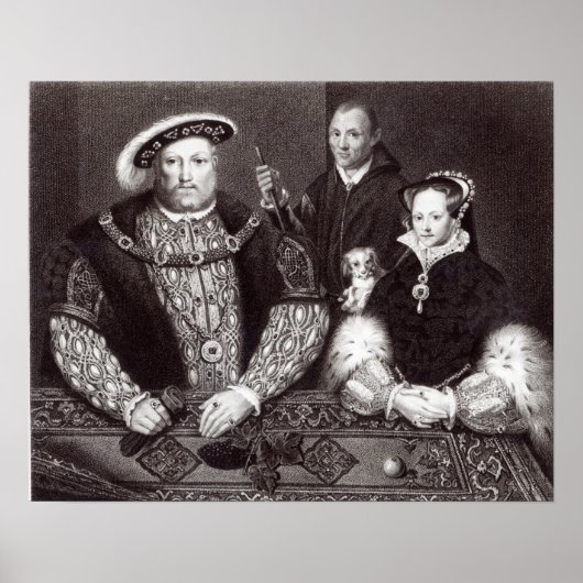 Henry VIII, zijn dochter Queen Mary Poster (Voorkant)