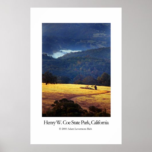 Henry W. Coe State Park, Californië Poster (Voorkant)