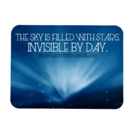 Henry Wadsworth Longfellow Inspirerend Quote Sky Magneet