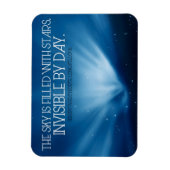 Henry Wadsworth Longfellow Inspirerend Quote Sky Magneet (Verticaal)