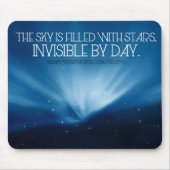 Henry Wadsworth Longfellow Inspirerend Quote Sky Muismat (Voorkant)