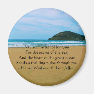 Henry Wadsworth Longfellow Spiritueel citaat Magneet