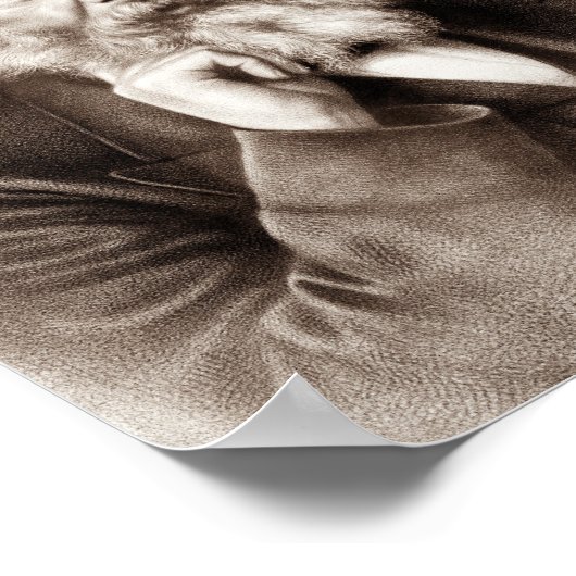 Henry Wadsworth Longmede - American Poet Poster (Hoek)