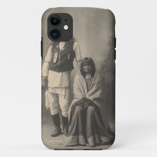 Henry_Wilson_and_Wife_Mojave_Apache Case-Mate iPhone Case (Achterkant)