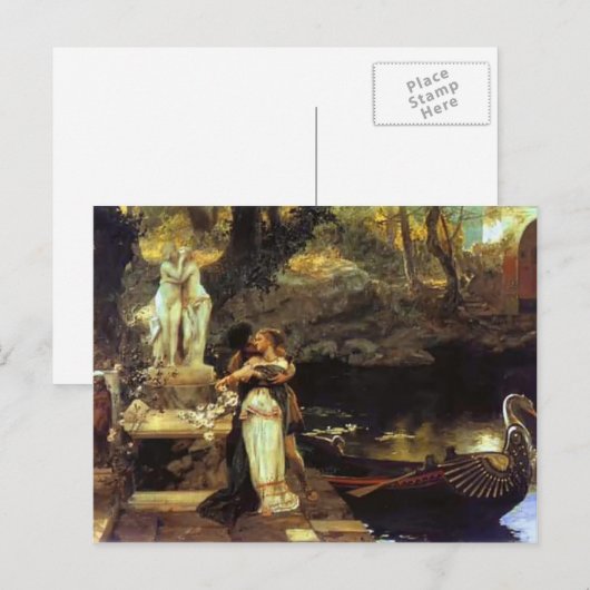 Henryk Siemiradzki- Volgend op het voorbeeld van g Briefkaart (Voorkant / Achterkant)