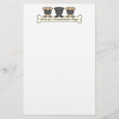 Henry's Dreamweaver Pugs Briefpapier (Voorkant)