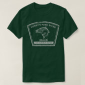 Henrys Fork River Idaho Fly Fishing T-shirt (Design voorkant)