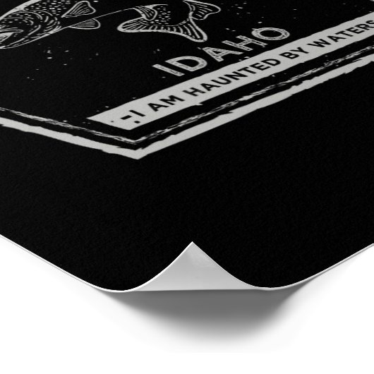 Henry's Fork River Idaho Vliegvissen Poster (Hoek)