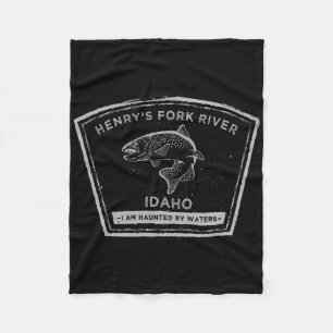 Henry's Fork-rivier Idaho Fly Fishing Fleece Deken