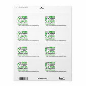 Henry's Helper Shipping Labels (Full Sheet)