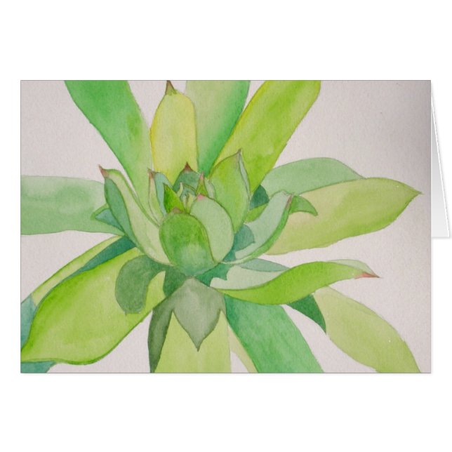 "Hens and Chicks Card" (Voorkant Horizontaal)