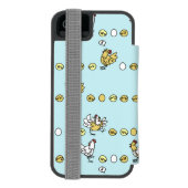 Hens, Chicks, and Eggs Incipio iPhone Portemonnee Hoesje (Agenda Achterkant)