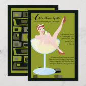 Hens Nacht Bachelorette Party Uitnodiging (Voorkant / Achterkant)