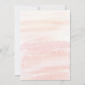 Hens Party Bloemen Waterverf Uitnodiging (Achterkant)