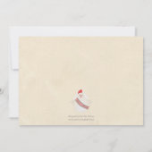 Hen's Party Funny Chicken Illustrated Invite Kaart (Achterkant)