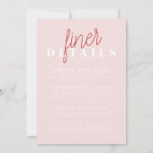 Hens Party Invitation - Brody Kaart (Achterkant)