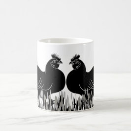 Hens~Silhouette Koffiemok