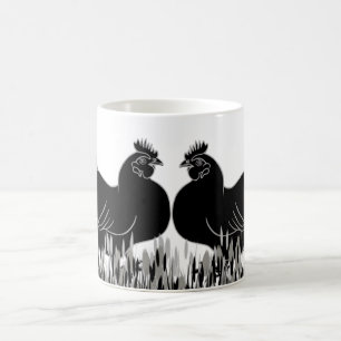 Hens~Silhouette Koffiemok