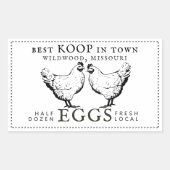  HENS VERS PLAATSELIJK ETIKET (Voorkant)