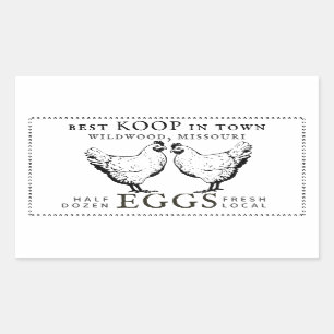 HENS VERS PLAATSELIJK ETIKET