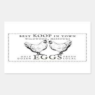 HENS VERS PLAATSELIJK ETIKET