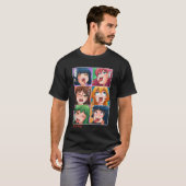 Hentai Ahegao anime in de straat Hentai in de sh T-shirt (Voorkant volledig)