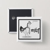 Hentai (badge) vierkante button 5,1 cm (Voorkant /achterkant)