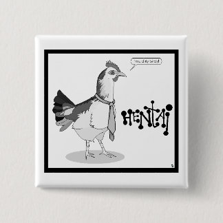 Hentai (badge) vierkante button 5,1 cm