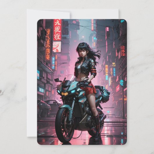 Hentai Riding Kawasaki motorfiets Kaart (Voorkant)