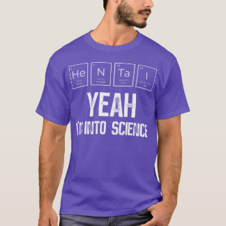Hentai science anime manga elementen t-shirt