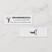 HeOne Brand Awareness Cards Mini Visitekaartje (Voorkant / Achterkant)