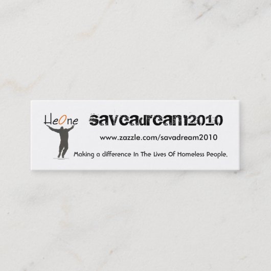 HeOne Brand Awareness Cards Mini Visitekaartje (Voorkant)