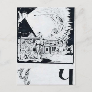 Heorhiy Narbut - Blad 'Ch' van het Oekraïense alfa Briefkaart