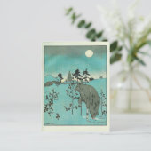 Heorhiy Narbut, de kraan en de haron. Beer." Briefkaart (Staand voorkant)