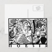 Heorhiy Narbut-Headpart aan magazine 'Art'. Briefkaart (Voorkant / Achterkant)